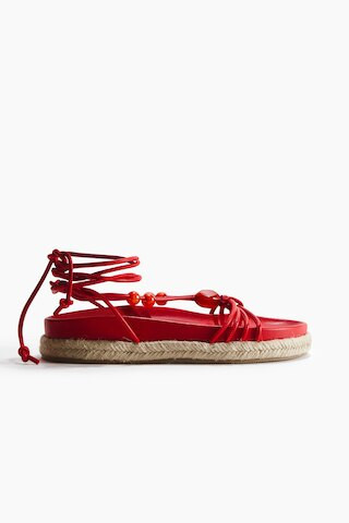 Women's Red Strappy Espadrilles | H&M US | H&M (US + CA)