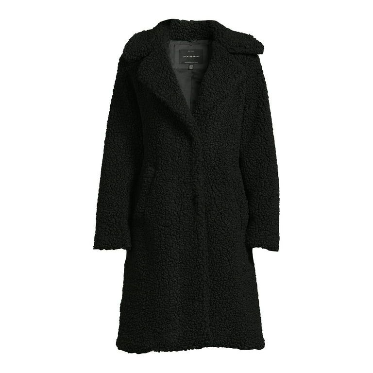 Lucky Brand Women's Faux Sherpa Coat | Walmart (US)