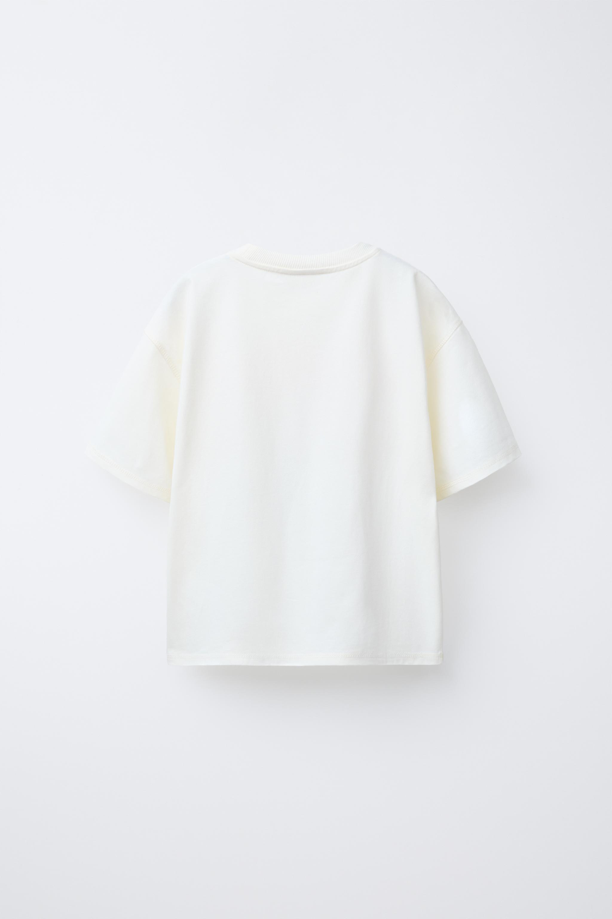FADED-EFFECT SLOGAN T-SHIRT | Zara AU