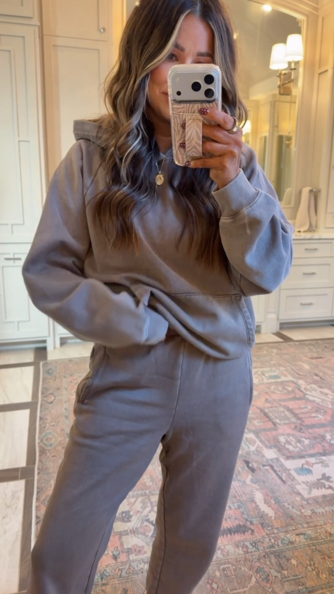 GAP cozy sweats I’m wearing a size M hoodie &  small petite in pants!!

#LTKootd #LTKStyleTip #LTKFindsUnder100