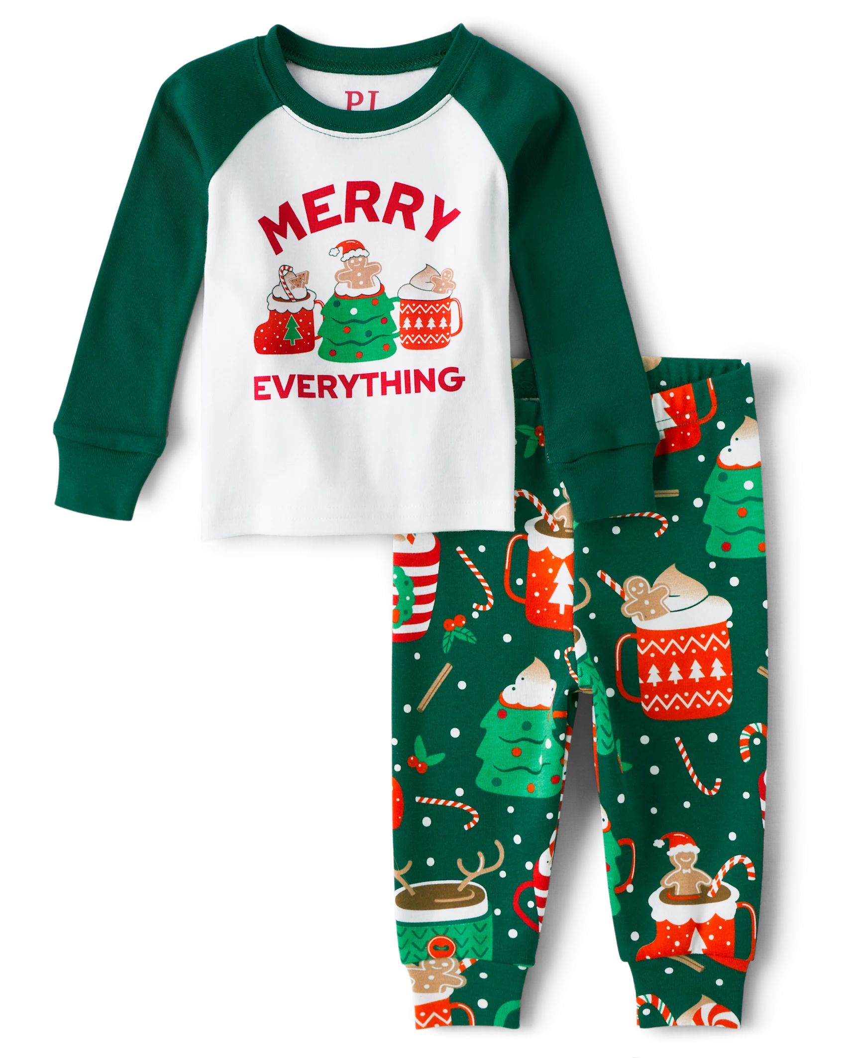 Unisex Baby And Toddler Matching Family Merry Everything Snug Fit Cotton Pajamas - spruceshad | The Children's Place