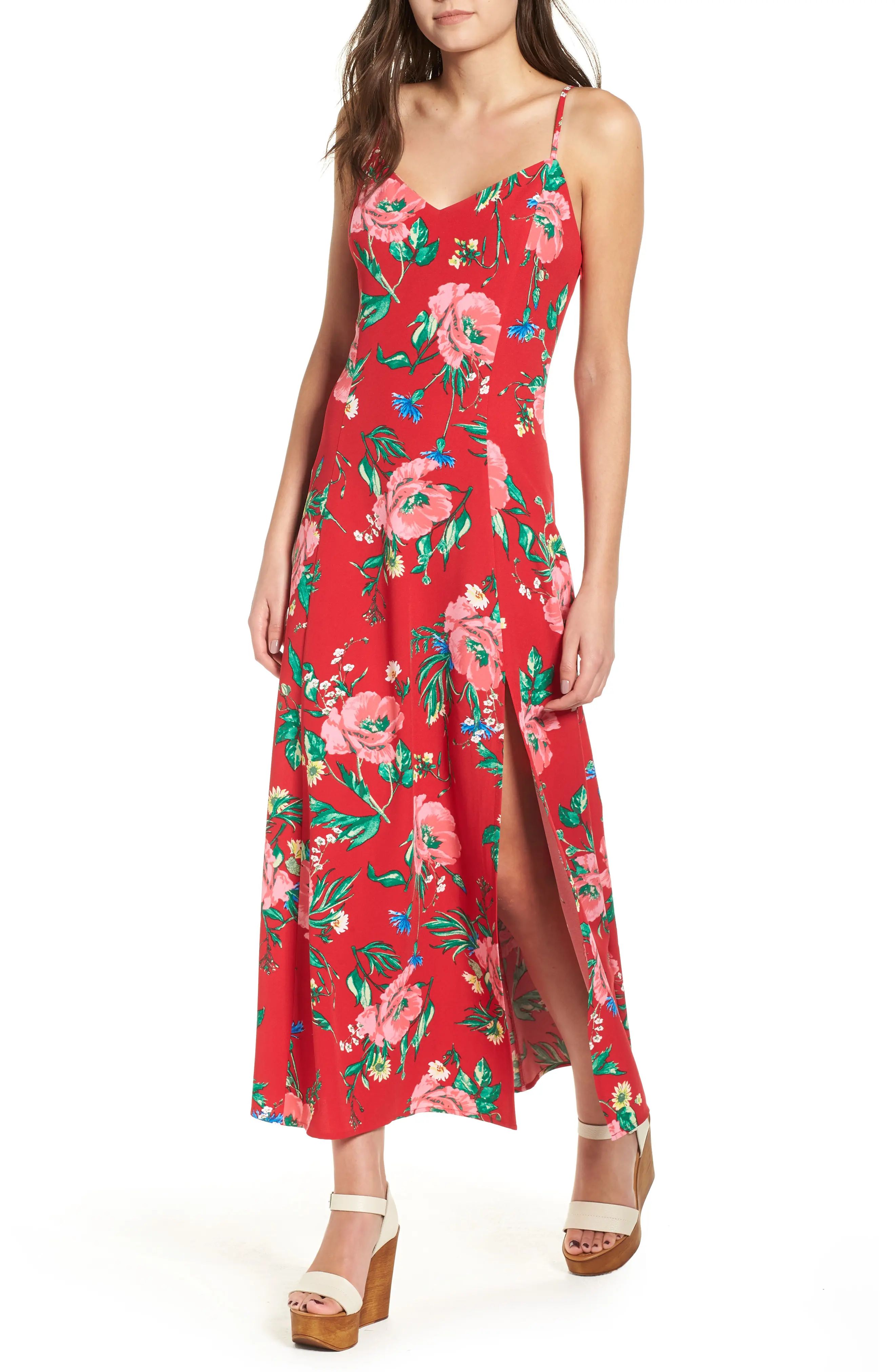 Love, Fire Cami Floral Maxi Dress | Nordstrom