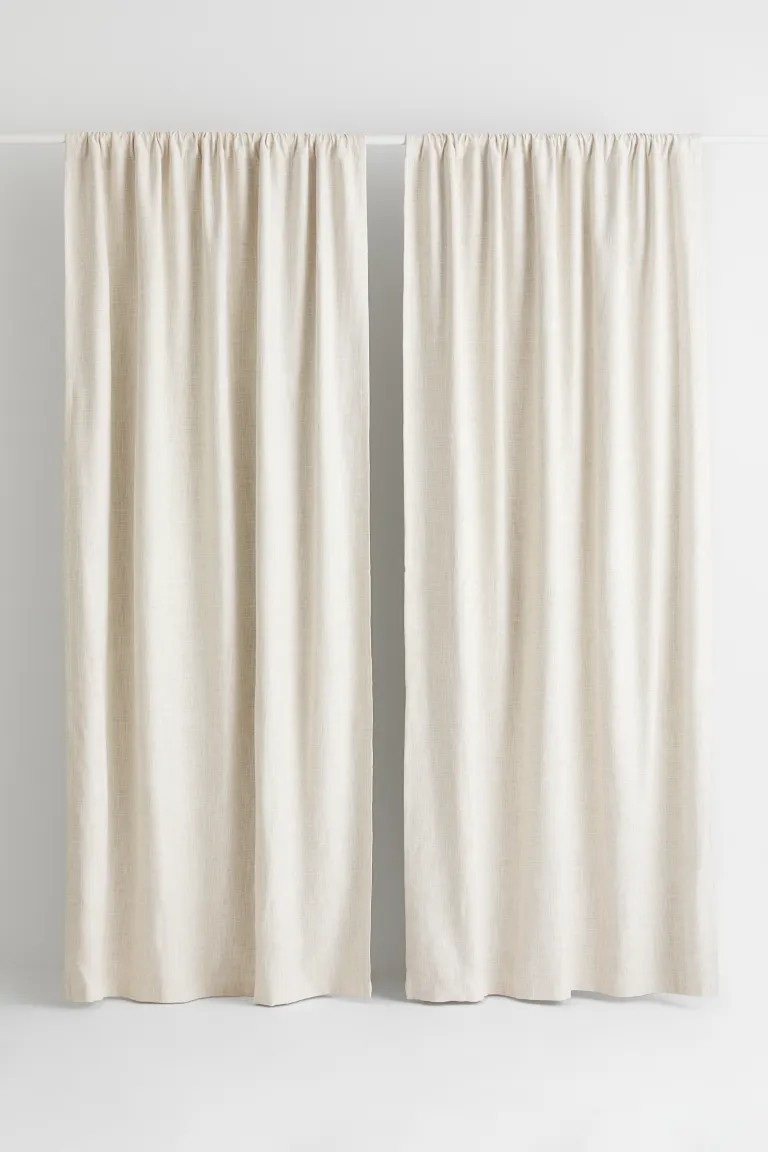 2-pack Blackout Curtains | H&M (US + CA)