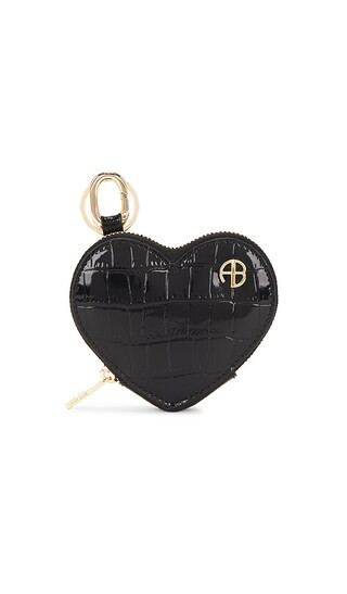 Harriett Coin Purse in Black Embossed | Revolve Clothing (Global)