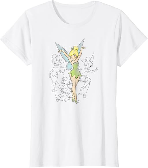 Tinker Bell - Tinker Bell Sketches T-Shirt | Amazon (US)