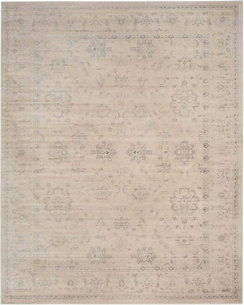SAFAVIEH Vintage Collection 8' x 11' Cream VTG430C Oriental Traditional Distressed Area Rug | Amazon (US)