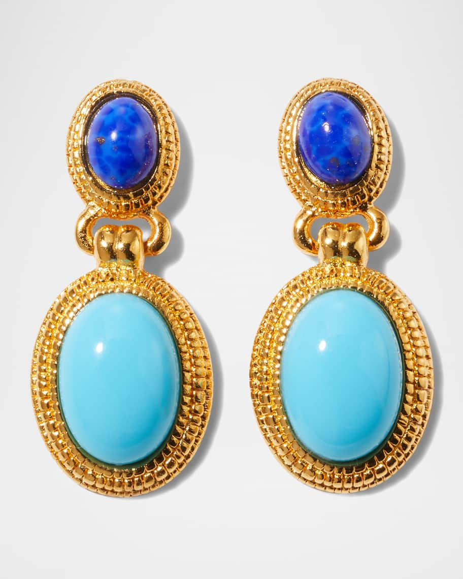Multi Blue Drop Earrings | Neiman Marcus