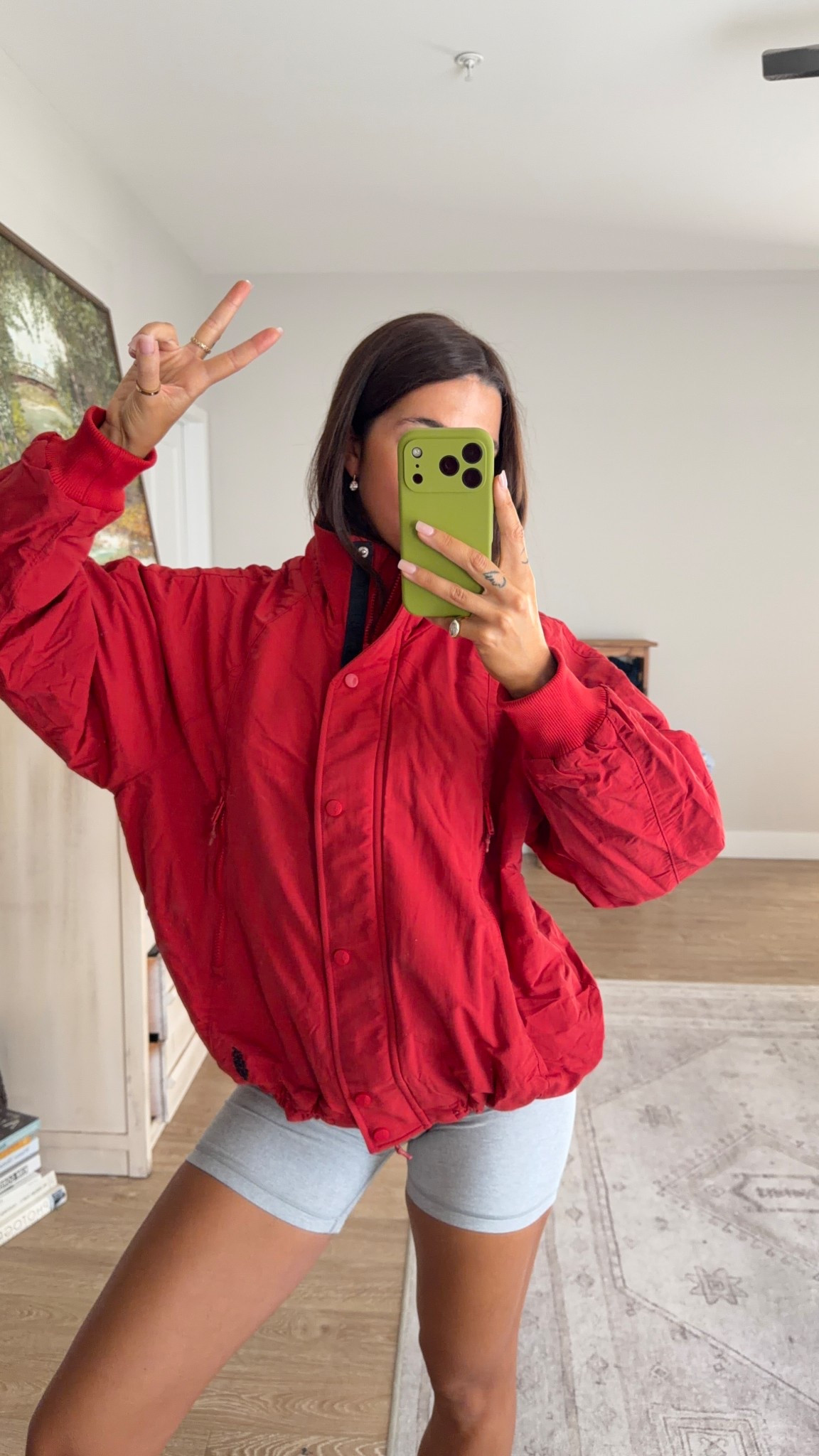 Perfect jacket for a cozy winter outfit! Fleece lined too!!! Wearing a M in Cranberry Combo color!!! it’s slightly oversized and roomy 

#LTKootd #LTKfitnessgoals #LTKSeasonal