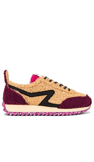 Retro Runner Faux Fur Sneaker | Revolve Clothing (Global)