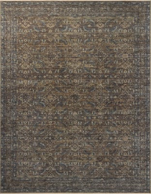 Heritage HER-14 Lagoon/Tobacco Area Rug | Rugs Direct