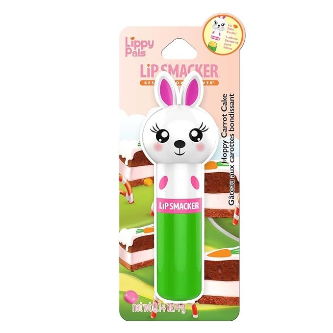 Lip Smacker Lippy Pals Bunny Rabbit, Lip balm for Kids - Hoppy Carrot Cake | Amazon (US)