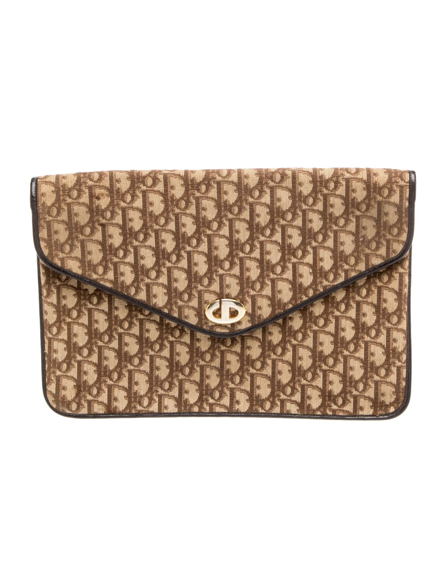 Christian Dior Diorissimo Portfolio - Brown Clutches, Handbags - CHR584863 | The RealReal | The RealReal