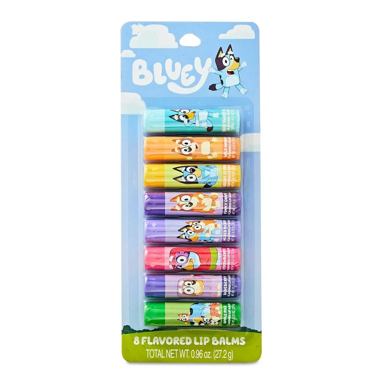 Bluey Lip Balm, 8 Pack, Multiple Flavors, 27.2g | Walmart (US)