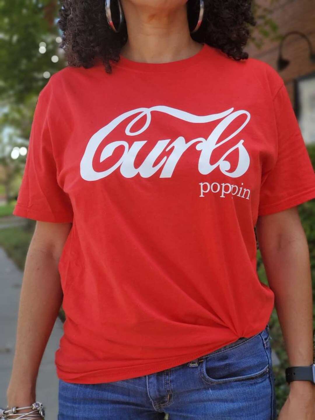 Curls Poppin Unisex Tee - Etsy | Etsy (US)