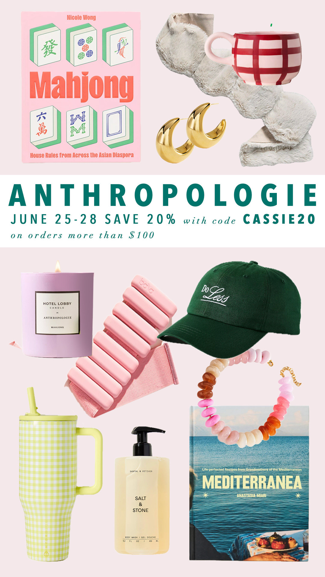My Anthro code is live! Save 20% June 25-28th with code: CASSIE20

#LTKgrwm #LTKootd #LTKSaleAlert