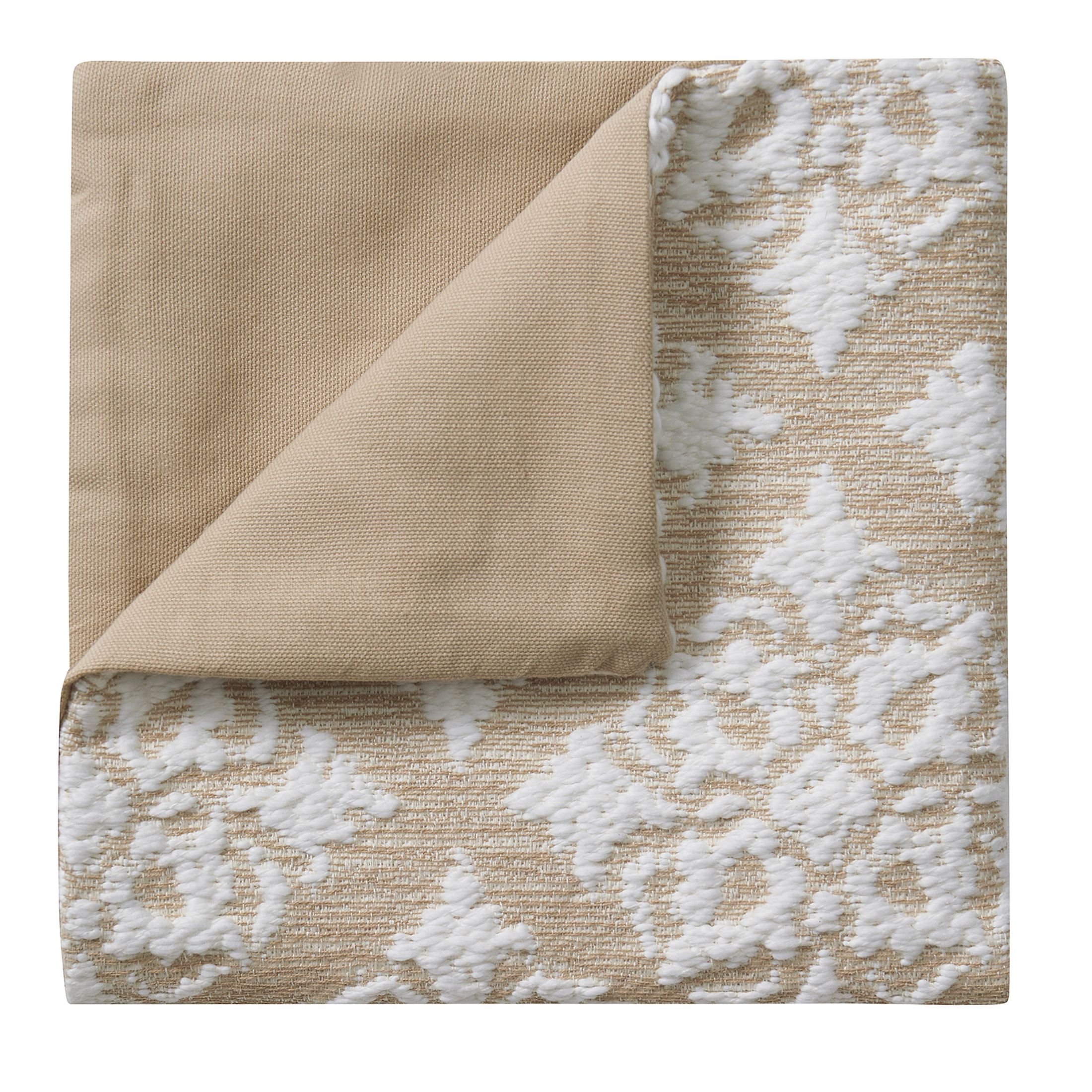 My Texas House Gemma Cotton Decorative Pillow Cover, 18"x18", White Pepper - Walmart.com | Walmart (US)