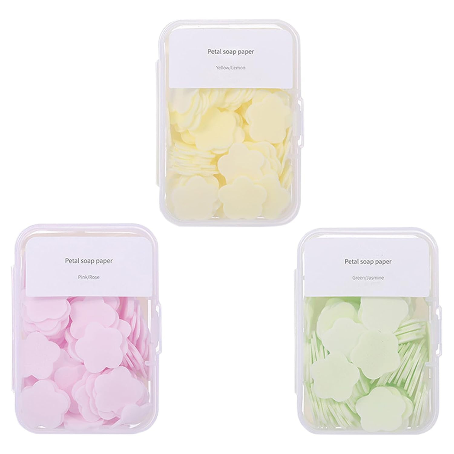 300pcs Portable Hand Washing Soap Sheets, Scented Mini Soap Sheets, Disposable Soluble Soap for Outdoor Travel, Camping, Hiking (Mix) | Amazon (US)