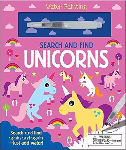 Search and Find Unicorns (Water Painting Search and Find)     Board book – March 1, 2020 | Amazon (US)