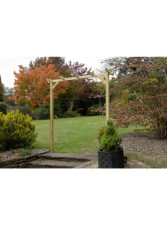 Forest Garden Hanbury Flat Top Arch | George
