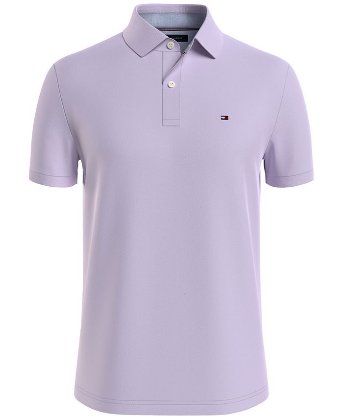 Tommy Hilfiger Men's Custom-Fit Ivy Polo, Created for Macy's & Reviews - Polos - Men - Macy's | Macys (US)