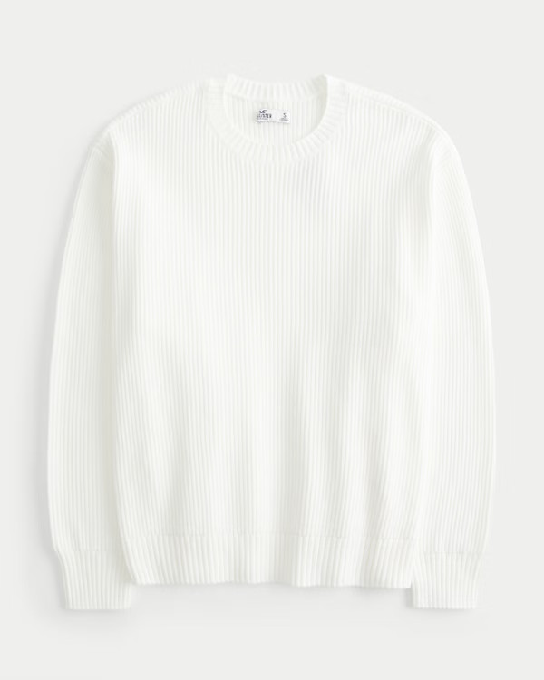 Oversized Crew Sweater | Hollister (US)