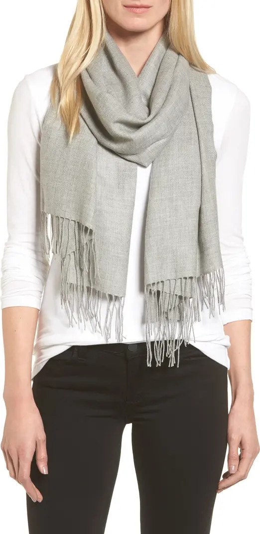 Tissue Weight Wool & Cashmere Scarf | Nordstrom