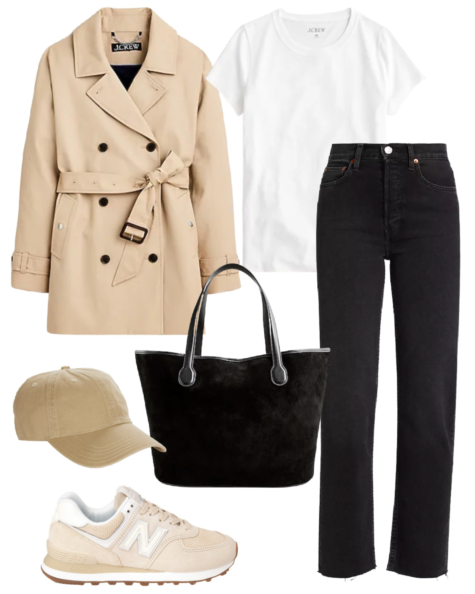 Summer to Fall Outfit Inspo: Errands 🍁 Love this cropped trench from J.Crew, and this is my favorite baseball hat to throw on when I have messy hair and need to feel pulled together. Similar, less expensive pieces also linked to recreate this look.


#LTKfindsunder100 #LTKstyletip #LTKSeasonal