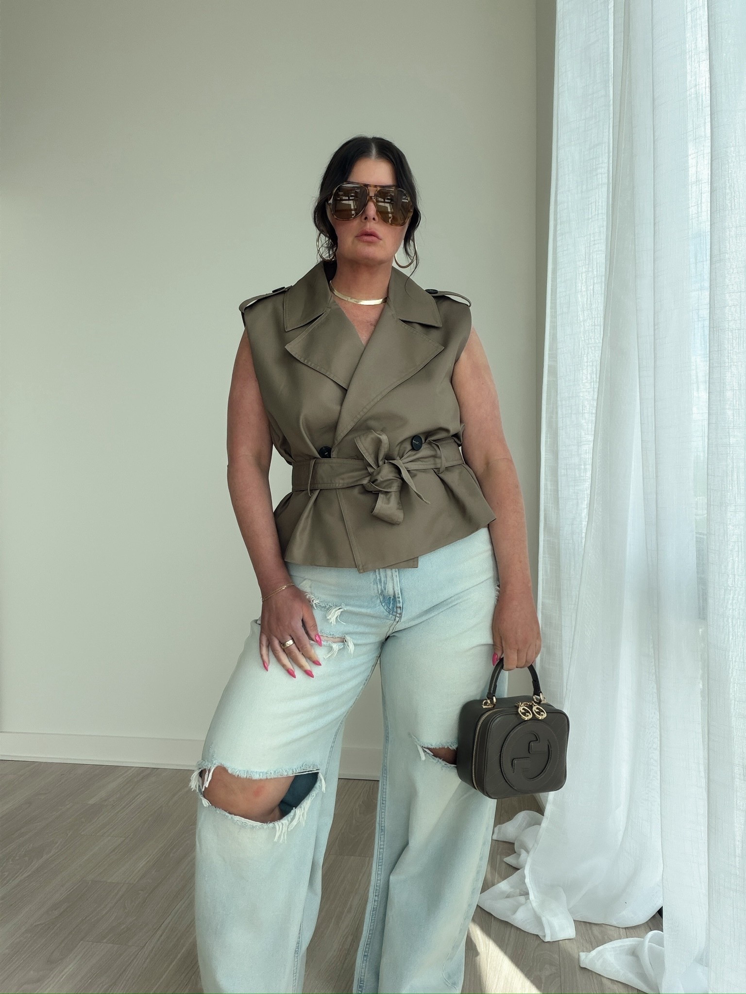 Wearing my true size in both the denim and cute top.

#LTKSeasonal #LTKootd #LTKActive