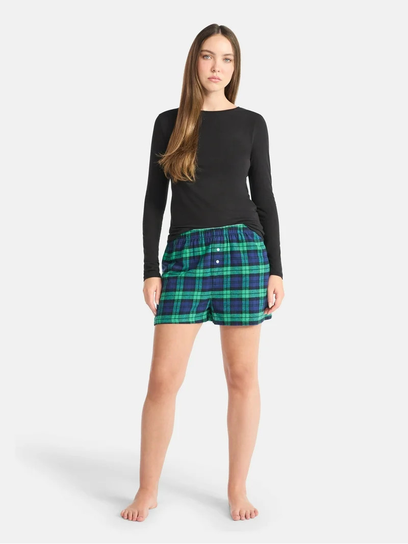 No Boundaries Long Sleeve Crewneck Tee, Women's - Walmart.com | Walmart (US)