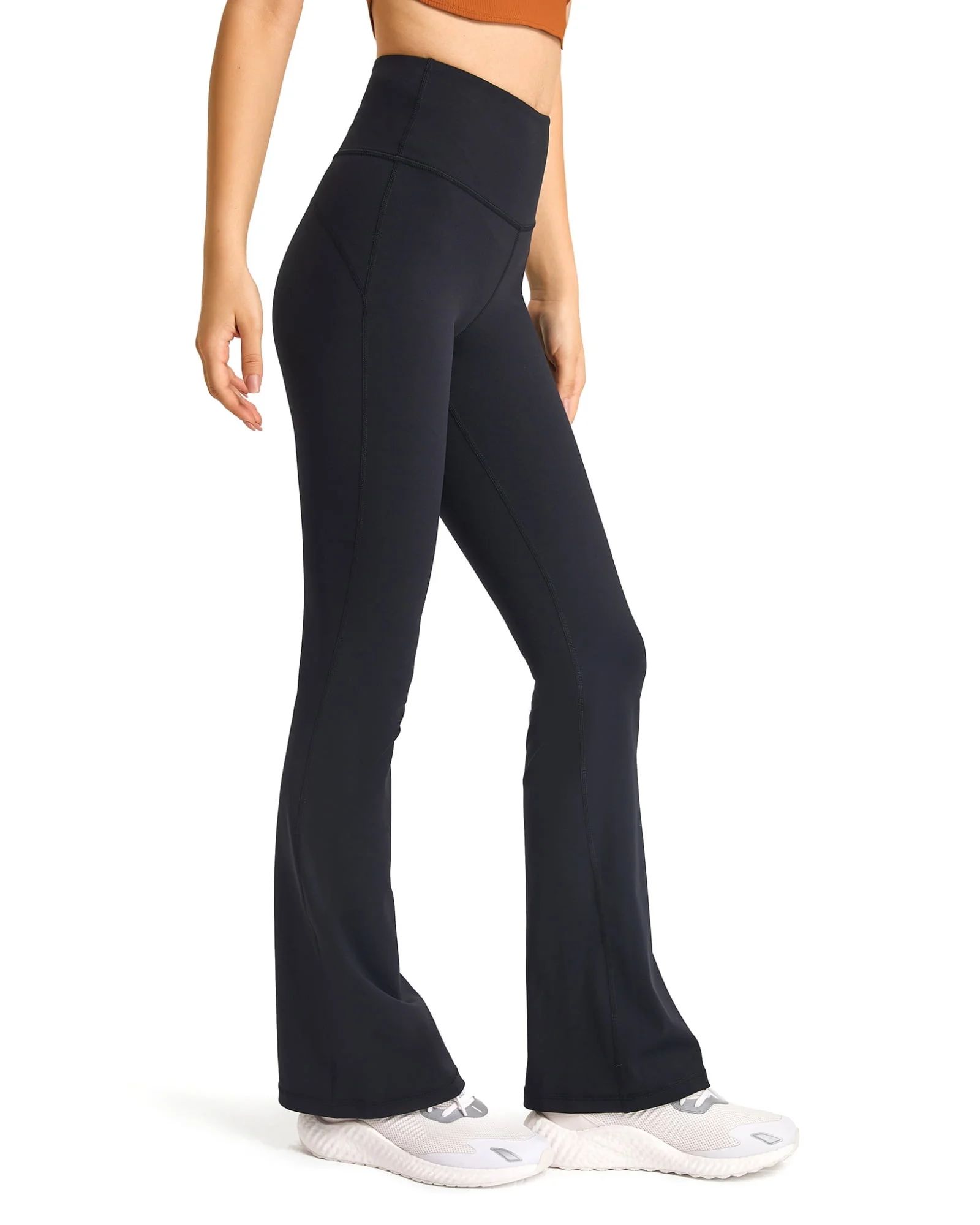 Flare Yoga Pants for Women Buttery Soft High Waist Bootcut Pants Bootleg Stretch Tummy Control Wo... | Walmart (US)
