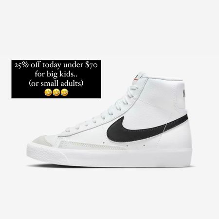 Nike Blazer Mid 77 for 25% off? YES please! Sneaker Head | Christmas Wishlist | Under $75

#LTKCyberWeek #LTKshoecrush #LTKHolidaySale