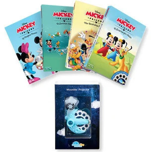 Baby Toys | Kids Toys | Disney Mickey & Friends 4 Story Collection w/ Projector | Moonlite Storytime from Maisonette | Maisonette