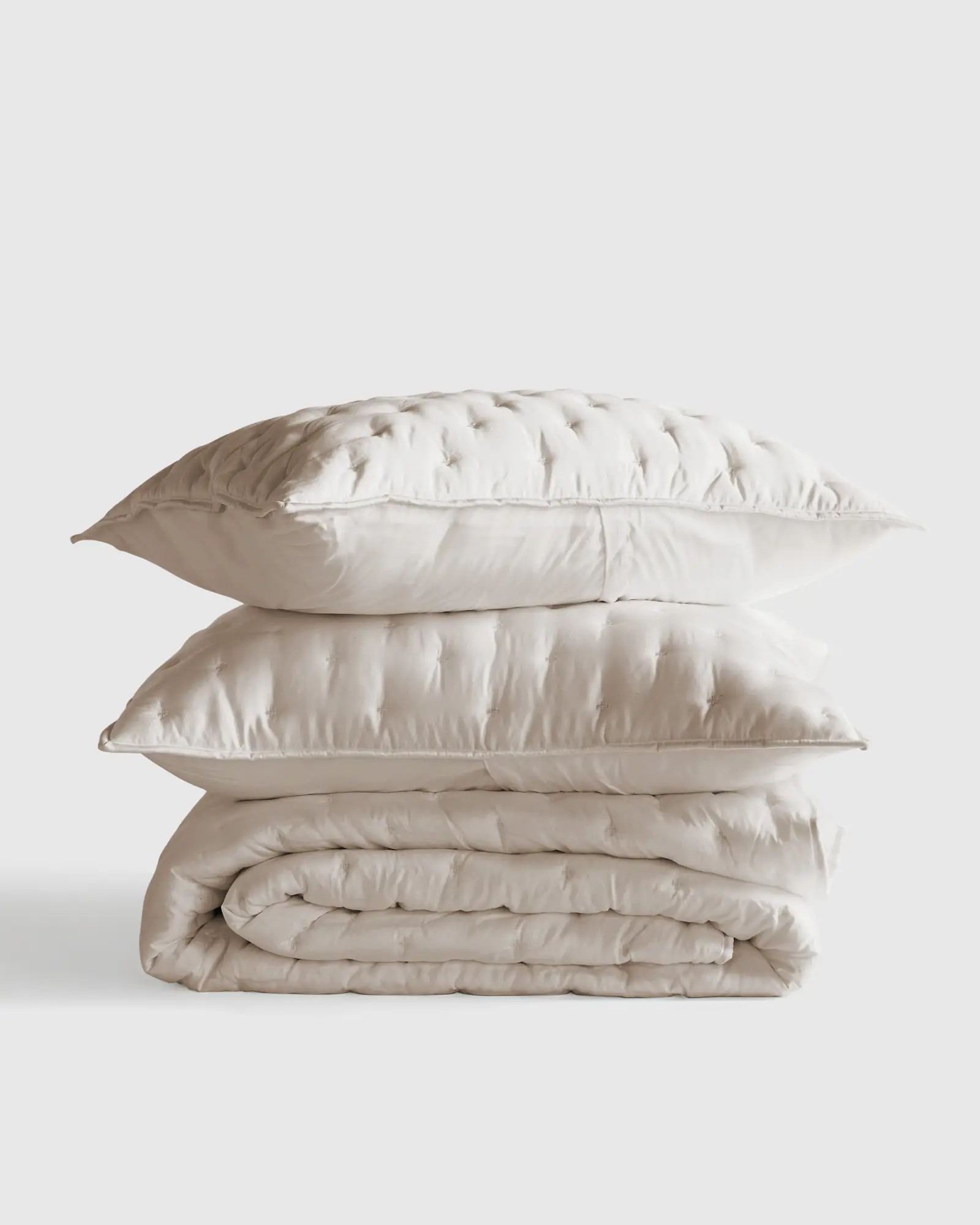 Bamboo Dream Quilt Set in Sand | Quince