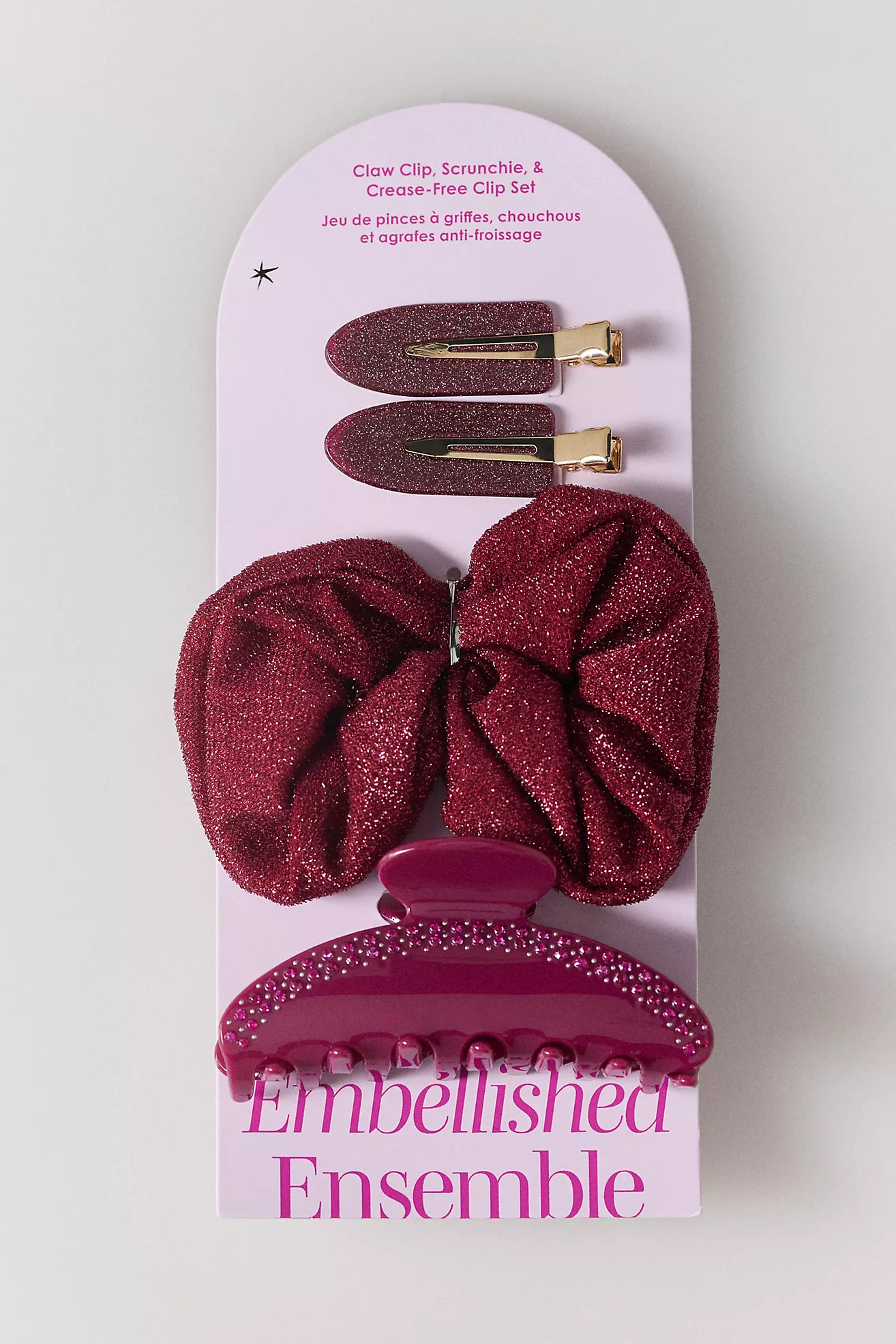 Claw Clip, Crease-Free Clips & Scrunchie Set | Anthropologie (US)