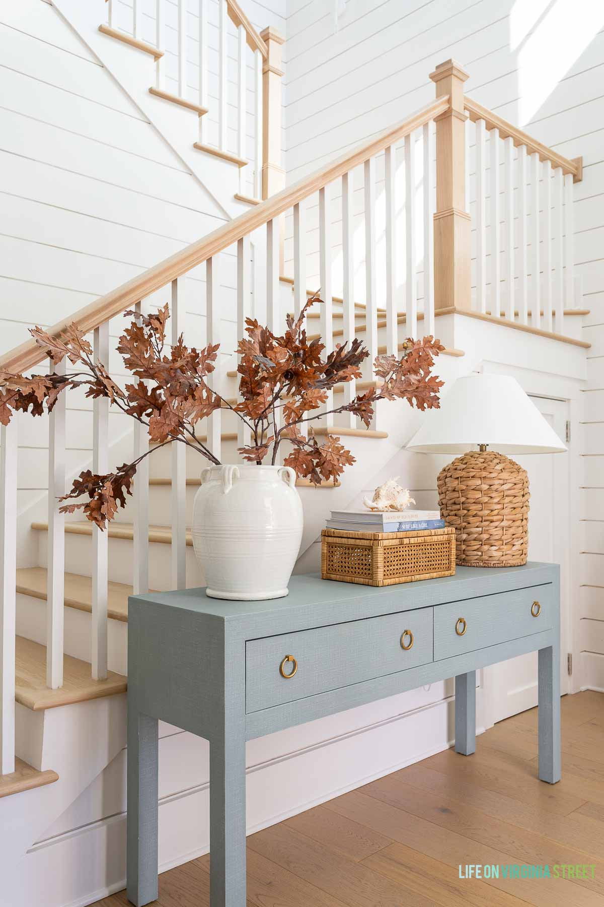 Coastal fall entryway // console // vase // Florida home decor 
Coastal home decor

#Florida beach house decor #Coastal chic #Modern coastal

 

 #LTKSeasonal #LTKHome