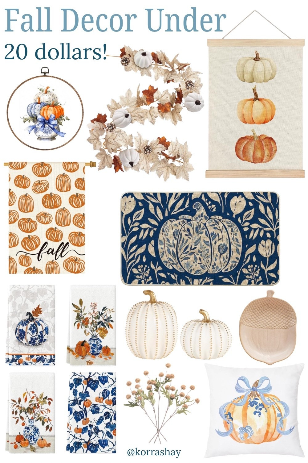 Fall decor under 20 dollars!! 

#LTKFallSale #LTKSeasonal #LTKHome
