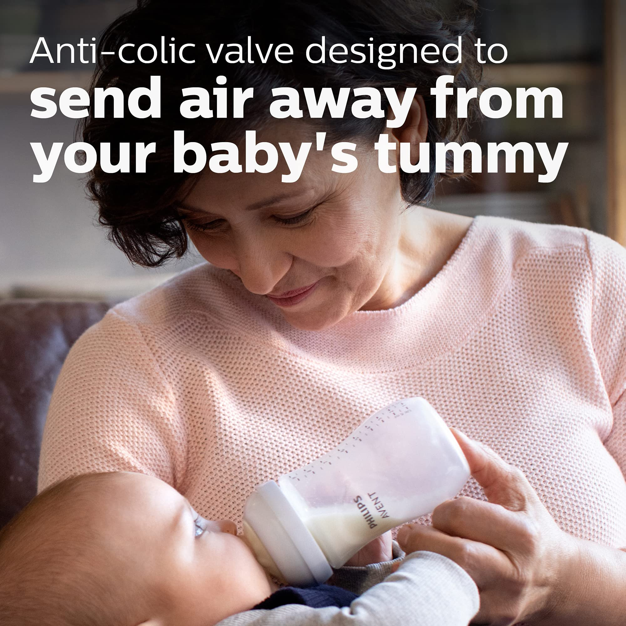 Philips AVENT Glass Natural Baby Bottle with Natural Response Nipple, Clear, 8oz, 4pk, SCY913/04 | Amazon (US)
