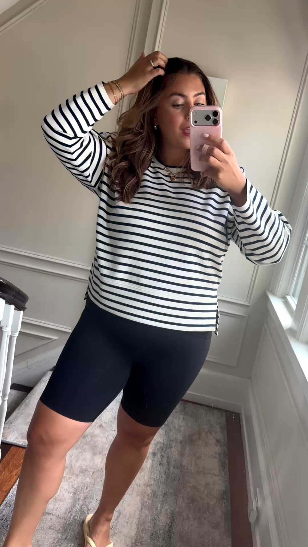 @Spanx bike short - wearing size 1X in both top & shorts. Use CARALYN15 on your first order

#LTKootd #LTKActive #LTKMidsize