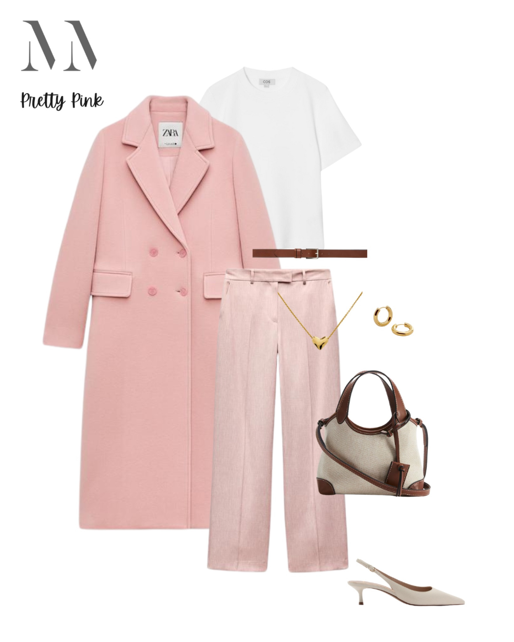 Pink is big news this season and this tailored coat is sophisticated and stylish. Style with tonal trousers, a crisp white tee and a structured canvas bag. This look is pretty and effortless! 

#LTKmidsize #LTKspring #LTKFashionMonth