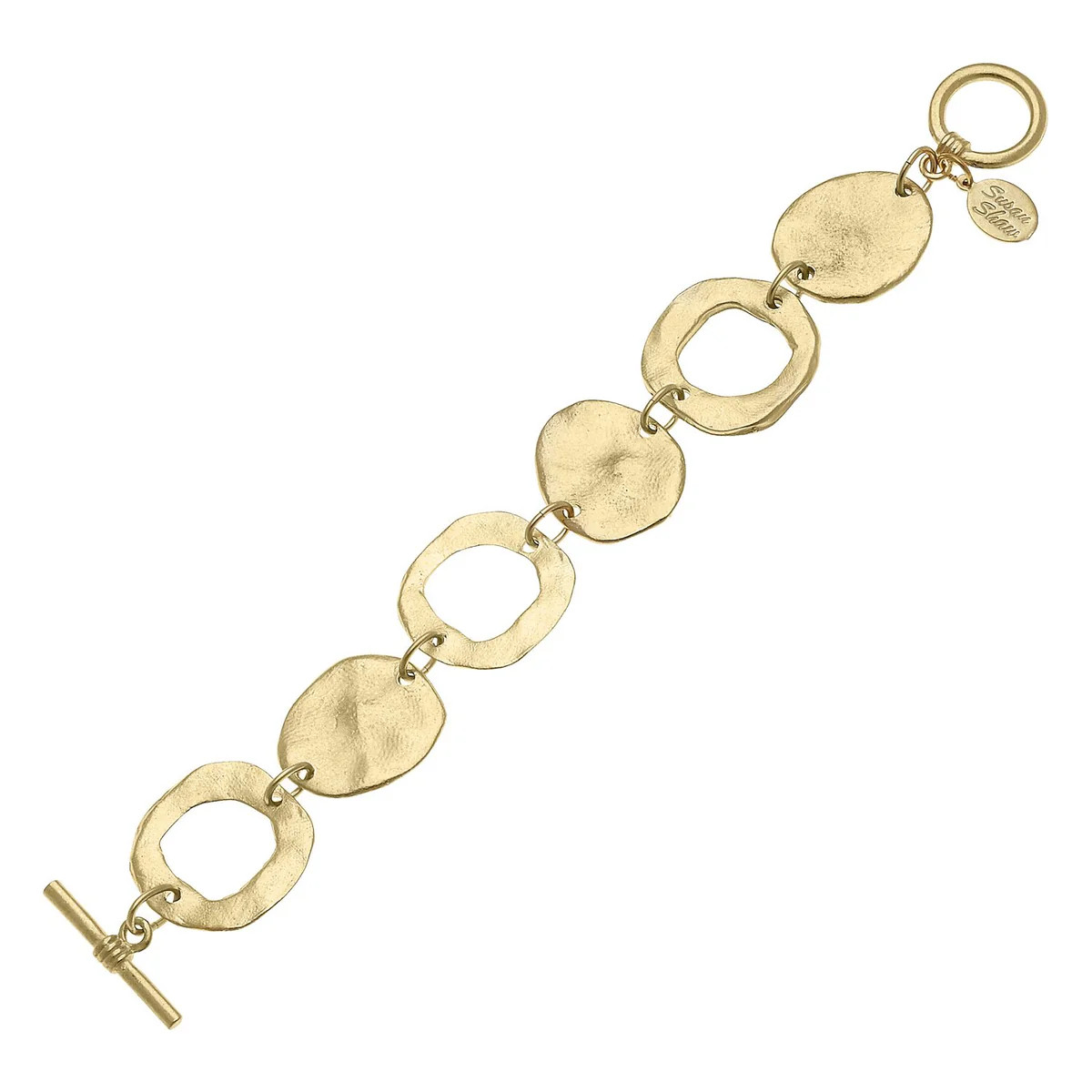Linked Circle Toggle Bracelet | Susan Shaw