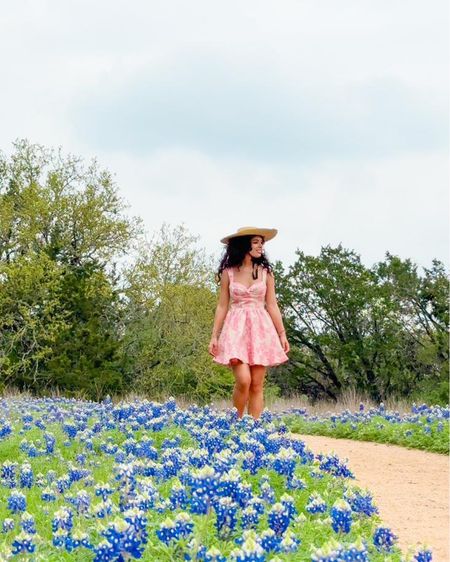 Captivated by the beauty of the bluebonnets at Lady Bird Johnson Wildflower Center, wearing my pink floral print mini dress

- travel outfit, vacation outfit, seasonal outfit, holiday outfit, fall outfit, thanksgiving dress, spring dress, spring outfit, date night outfit, date outfit, party outfit, trendy ootd, fall fashion, walmart finds, work outfit 

#LTKparties #LTKwedding #LTKworkwear #LTKfindsunder100 #LTKfindsunder50 #LTKtravel #LTKstyletip