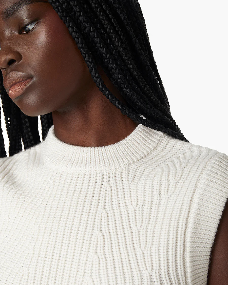 Merino Knit Vest | Women's Clothing | TKEES | TKEES