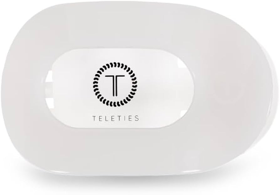 TELETIES - Small Flat Round Clip - Strong Grip, Bendable Teeth, Comfortable Curved Design - For L... | Amazon (US)