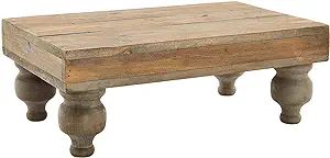 Mud Pie Wood Footed Serving Stand, 12 1/2" x 20 1/4" | Amazon (US)