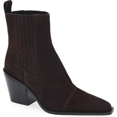 rag & bone Newbury Chelsea Boot in Dark Chocolate Suede at Nordstrom, Size 39 | Nordstrom