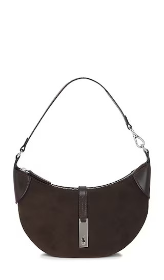 Suede & Leather Mini Shoulder Bag in Chocolate | Revolve Clothing (Global)