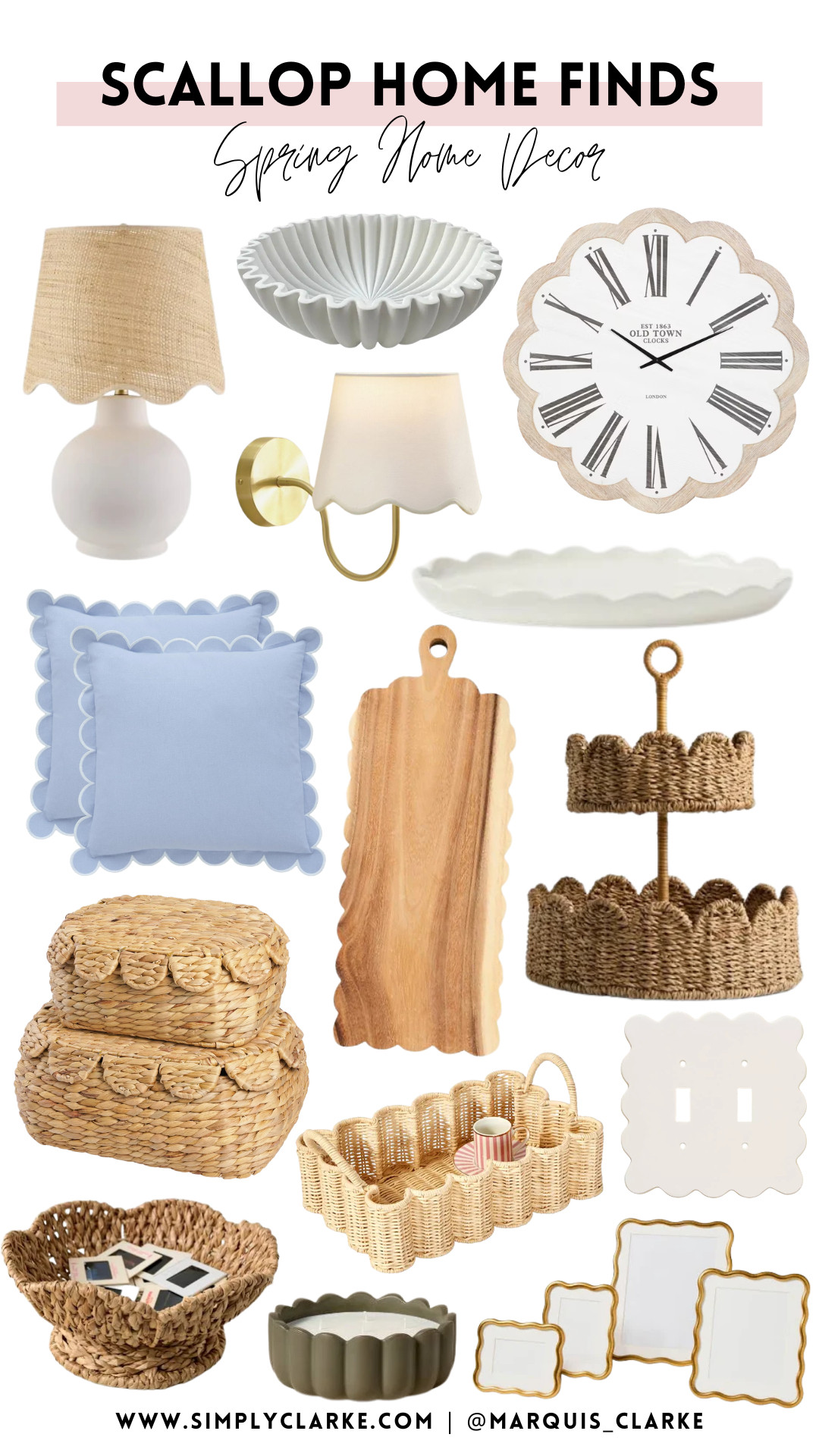 Loving these scallop-edged home finds that add a touch of charm to any space. #HomeStyle #ScallopDetails #LTKHome 

 #LTKSeasonal #LTKHome