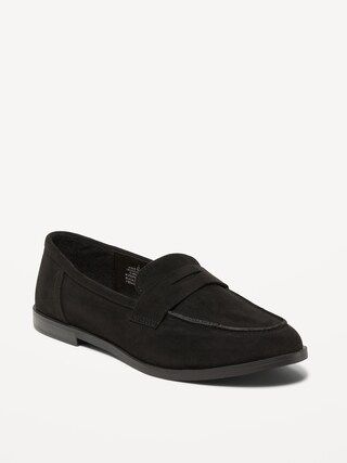 Faux-Suede Penny Loafer Shoes for Women | Old Navy (CA)
