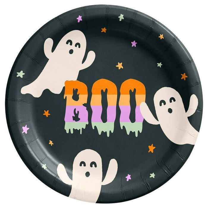 6.75" 30ct 'BOO' Snack Plates - Spritz™ | Target