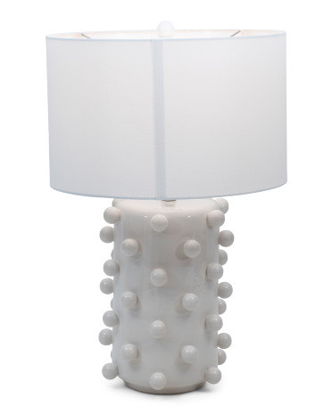 27in Dot Ceramic Table Lamp | Marshalls